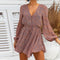 Jumpsuit Playero Elegante con Escote en V y Cordones