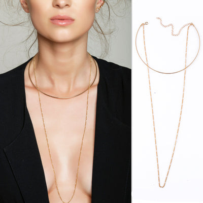 Cuello Metálico Liso de Estilo Moderno - Image 12