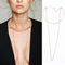 Cuello Metálico Liso de Estilo Moderno