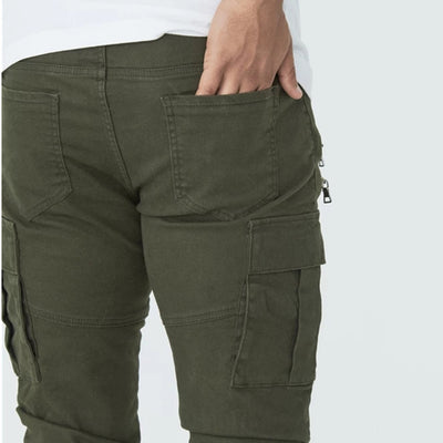 Pantalones Deportivos Slim Fit de Color Liso - Image 9