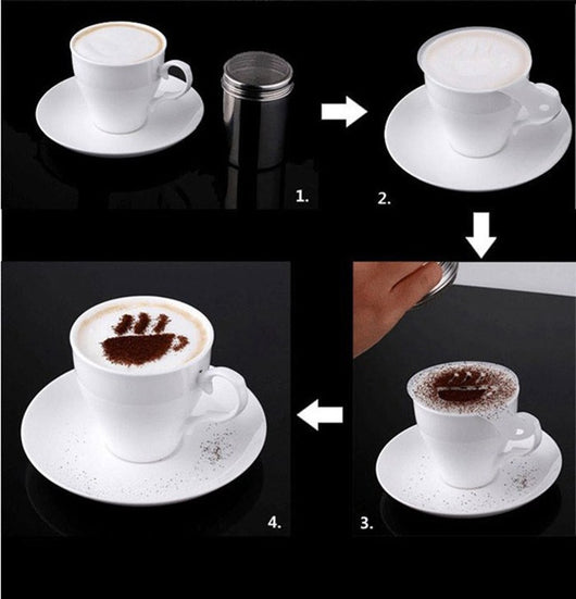 Set de 16 Moldes de Espuma para Café - Plantillas de Diseño Premium para Latte Art - Image 12