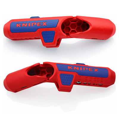 Pelacables KNIPEX con Mango Curvo - Precisión Alemana
