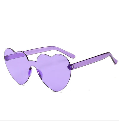 Gafas de Sol Una Pieza Corazón Océano - Diseño Personalidad Femenino - Image 22