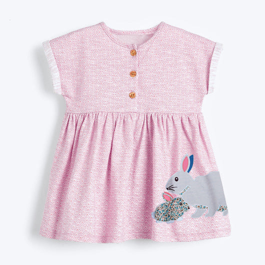 Playera de Algodón para Niña - Cuello Redondo Manga Corta - Image 2