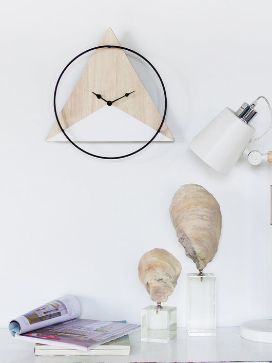 Reloj de Pared Minimalista Madera Geometría Silenciosa - Image 6