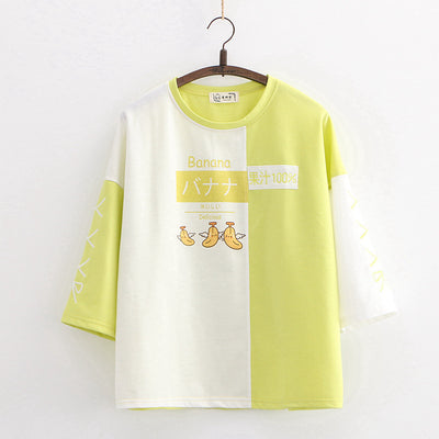 Camiseta Femenina de Algodón con Mangas 3/4 y Bordado Moderno - Image 11