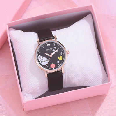 Conjunto de Reloj y Pulseras de Moda PU para Mujer Gaiety - Image 5