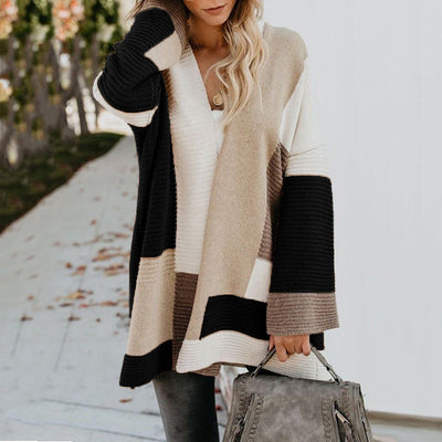 Cardigan Tejido Grueso Otoño Invierno para Mujer - Abrigo Elegante Aroma Delicado - Image 8