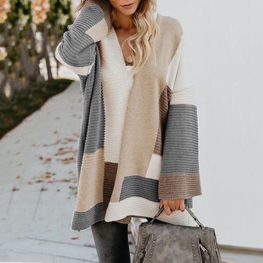 Cardigan Tejido Grueso Otoño Invierno para Mujer - Abrigo Elegante Aroma Delicado - Image 7