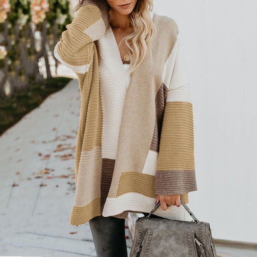 Cardigan Tejido Grueso Otoño Invierno para Mujer - Abrigo Elegante Aroma Delicado - Image 6