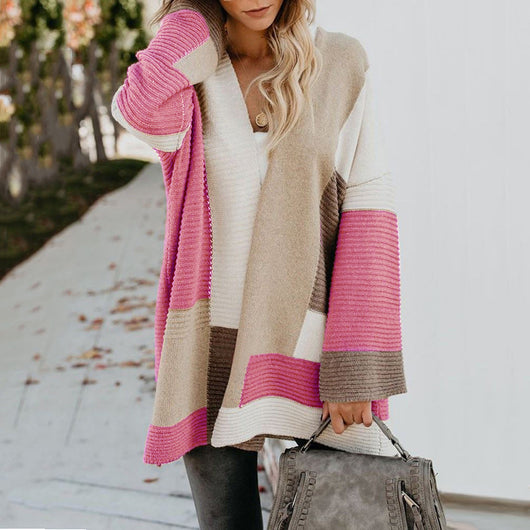 Cardigan Tejido Grueso Otoño Invierno para Mujer - Abrigo Elegante Aroma Delicado - Image 10