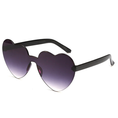 Gafas de Sol Una Pieza Corazón Océano - Diseño Personalidad Femenino - Image 14