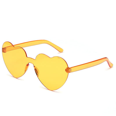 Gafas de Sol Una Pieza Corazón Océano - Diseño Personalidad Femenino - Image 12
