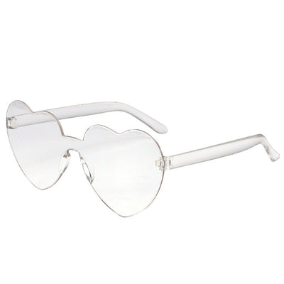 Gafas de Sol Una Pieza Corazón Océano - Diseño Personalidad Femenino - Image 10