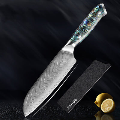 Juego de Cuchillos de Acero Inoxidable Estilo Japonés con Santoku - Image 2