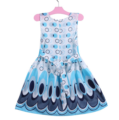 Falda Infantil Pavo Real sin Mangas para Verano - Image 8