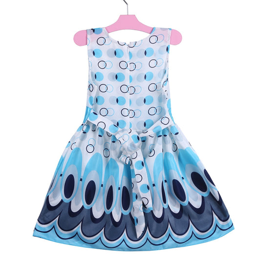 Falda Infantil Pavo Real sin Mangas para Verano - Image 8