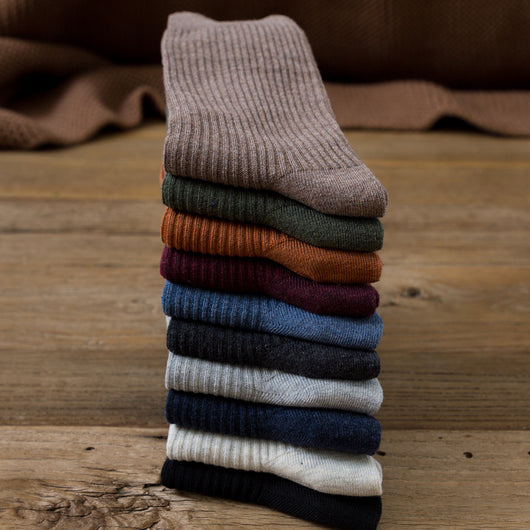 Calcetines Deportivos Altos de Algodón Puro para Primavera y Otoño - Image 10