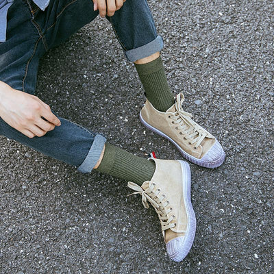 Calcetines Deportivos Altos de Algodón Puro para Primavera y Otoño - Image 6