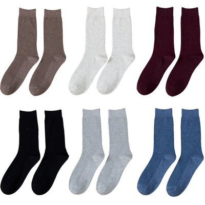 Calcetines Deportivos Altos de Algodón Puro para Primavera y Otoño - Image 11