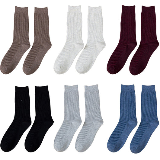 Calcetines Deportivos Altos de Algodón Puro para Primavera y Otoño - Image 11