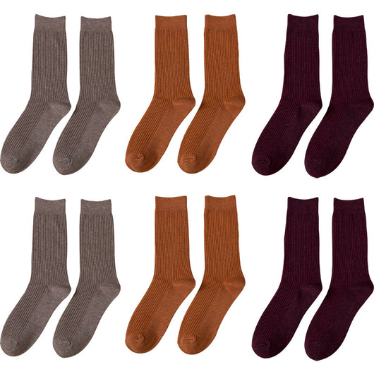 Calcetines Deportivos Altos de Algodón Puro para Primavera y Otoño - Image 2