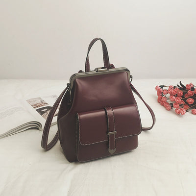Mochila Retro Coreana Casual - Diseño Simple y Versátil - Image 7