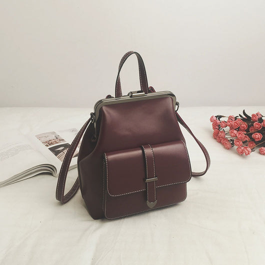 Mochila Retro Coreana Casual - Diseño Simple y Versátil - Image 7