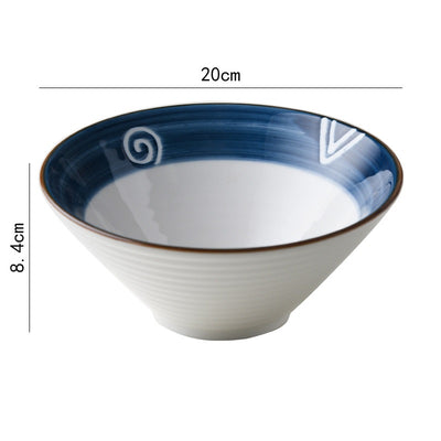 Ensaladera Cerámica Japonesa Artesanal Grande - Image 16