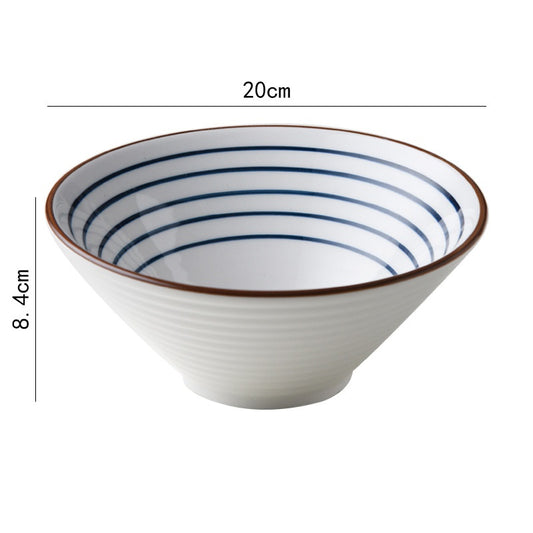 Ensaladera Cerámica Japonesa Artesanal Grande - Image 2