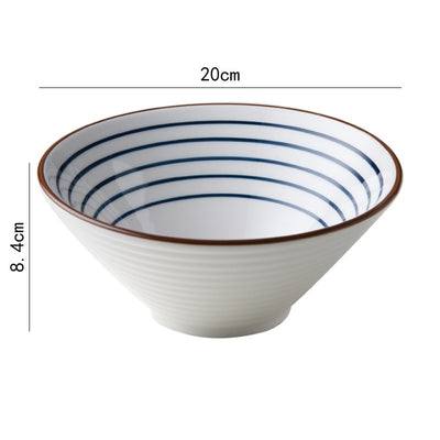 Ensaladera Cerámica Japonesa Artesanal Grande - Image 2