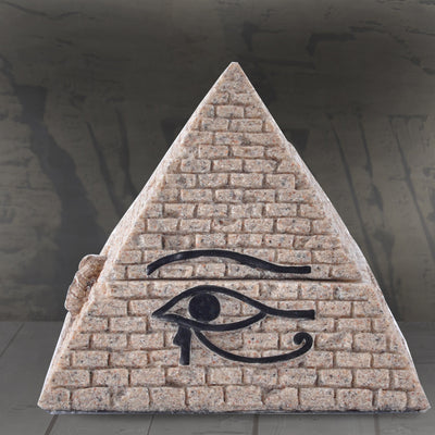 Caja de Almacenamiento de Joyas Pirámide Egipcia en Resina y Piedra Arenisca - Image 9