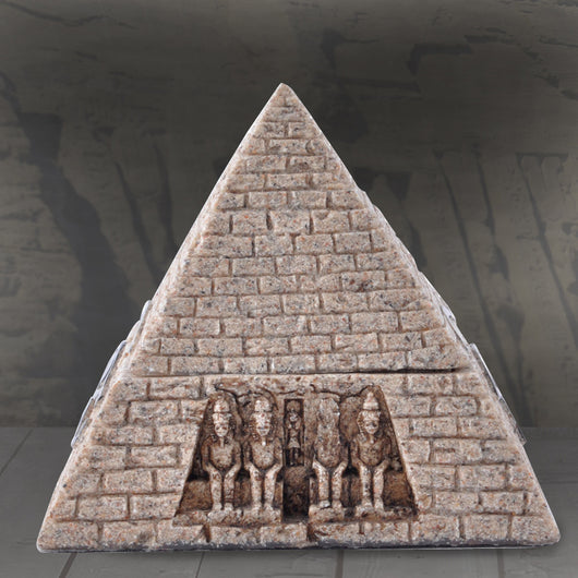 Caja de Almacenamiento de Joyas Pirámide Egipcia en Resina y Piedra Arenisca - Image 10