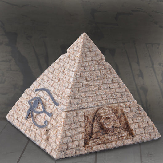 Caja de Almacenamiento de Joyas Pirámide Egipcia en Resina y Piedra Arenisca - Image 2