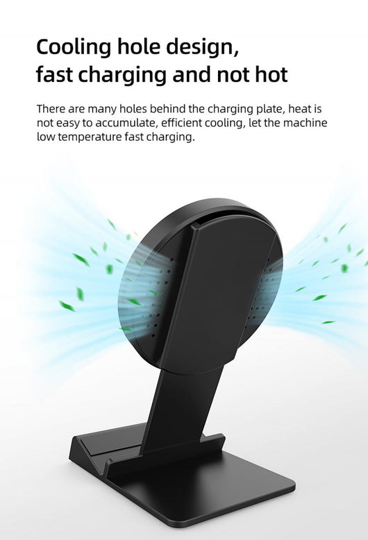 Soporte Móvil con Carga Inalámbrica Rápida y Ventilación - Image 2