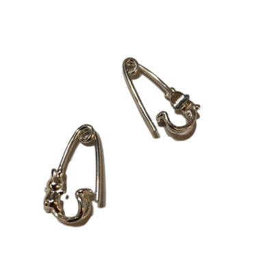 Aretes de Plata 925 con Aguja de Conejo para Cartílago - Image 8