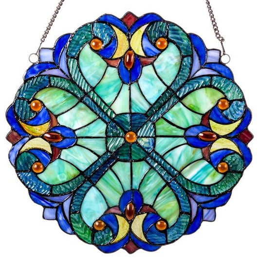 Atrapasoles de Vidrio Decorativo Corazón - Adorno para Ventana y Jardín 25cm