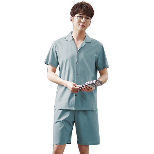 Pijama Corto para Hombre en Algodón Ligero - Conjunto Verano - Image 9