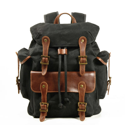 Mochila de Viaje Estilo Cowboy - Bolsa Canvas para Aventuras - Image 7