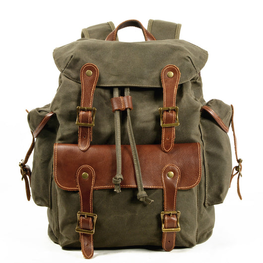 Mochila de Viaje Estilo Cowboy - Bolsa Canvas para Aventuras - Image 8