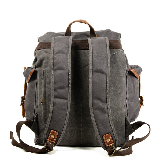 Mochila de Viaje Estilo Cowboy - Bolsa Canvas para Aventuras - Image 2