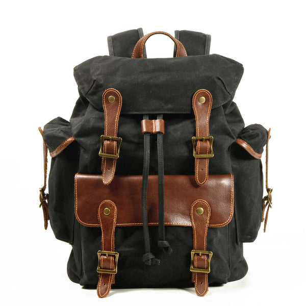 Mochila de Viaje Estilo Cowboy - Bolsa Canvas para Aventuras - Image 5