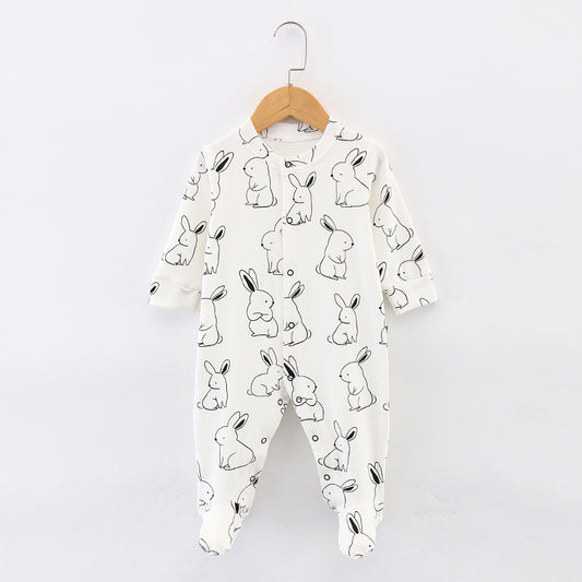Pijama Enterizo de Algodón Puro para Bebé con Pies