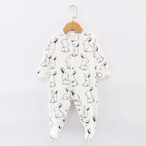 Pijama Enterizo de Algodón Puro para Bebé con Pies