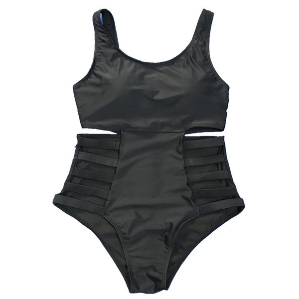Bikini Talle Alto con Estampado Graffiti