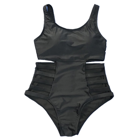 Bikini Talle Alto con Estampado Graffiti