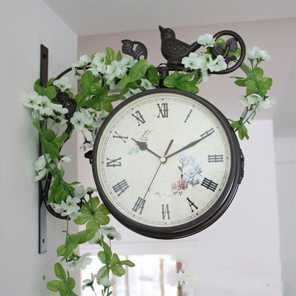 Reloj de Pared Moderno Minimalista Doble Cara