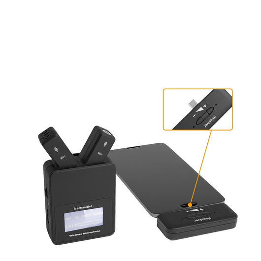Micrófono Inalámbrico Lavalier 2.4 GHz con Clip y Conexión USB-C para Teléfono y Laptop - Image 7