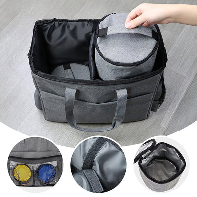 Bolsa de Transporte para Mascotas con Compartimento para Alimento - Image 9