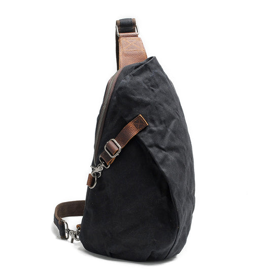 Bolsa Mensajero de Lona Encerada para Hombre - Estilo Europeo - Image 13